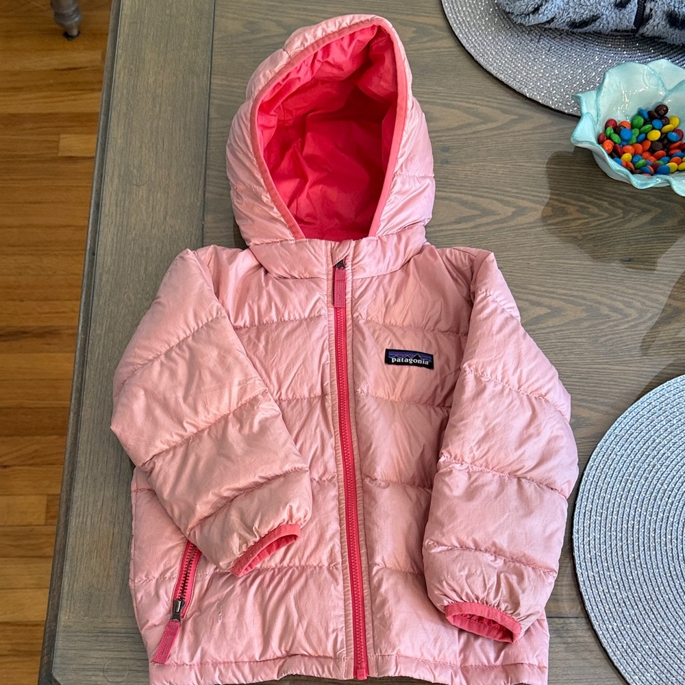 Patagonia Light Pink Hooded Jacket